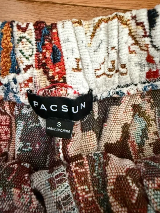 PacSun Multicolor Tapestry Twill Shorts - Picture 4 of 4